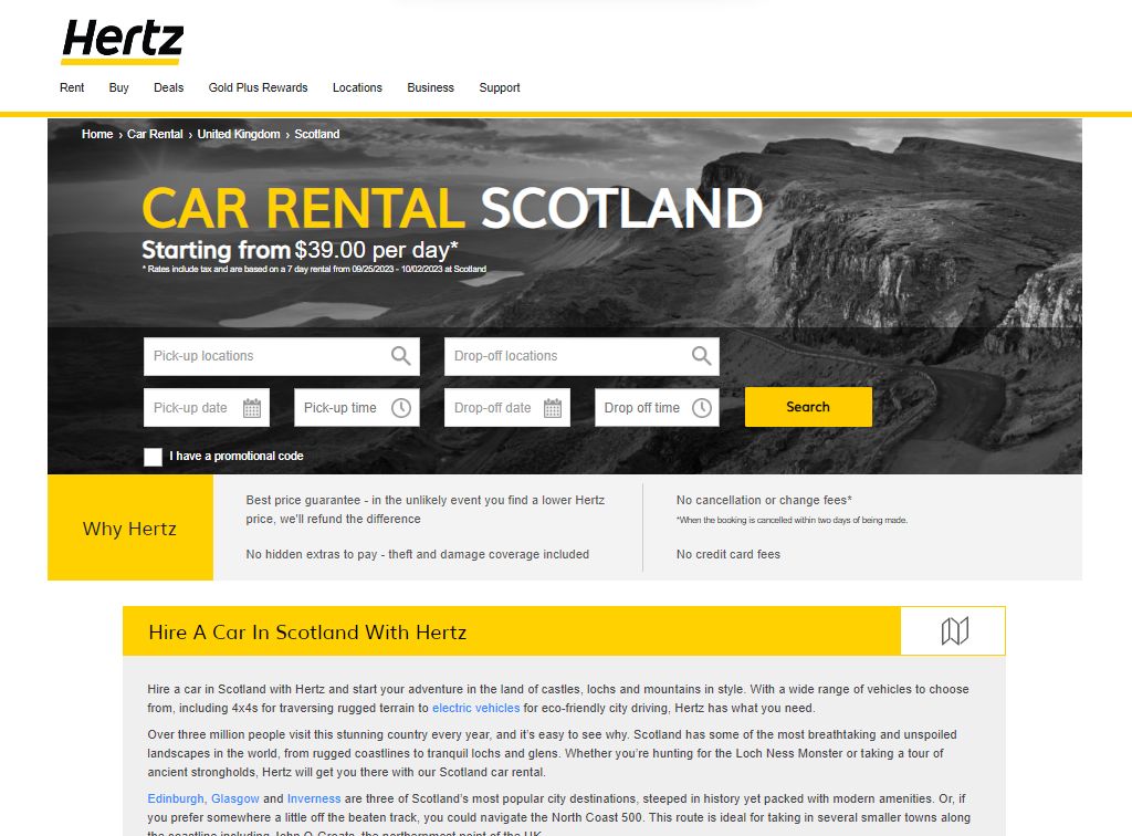 10 Best Car Rentals in Scotland in 2023 [For all Budgets!]
